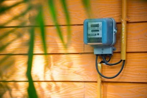 compteur électricité maison verte