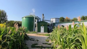 méthaniseur ferme biogaz digestat