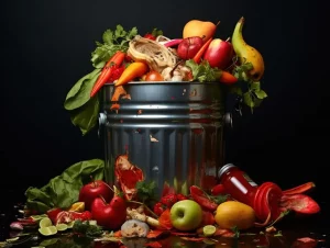 poubelle nourriture fruits légumes gaspillage