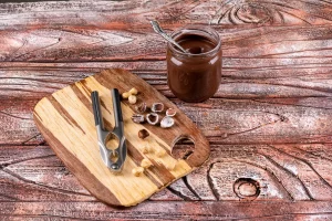 nutella jar spoon palm oil