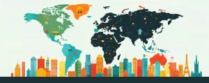 world map development