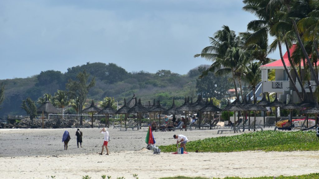 belle plage à l'ile maurice